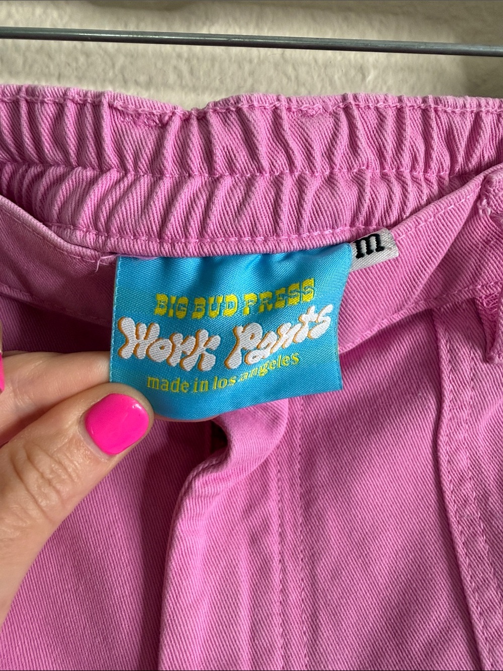 Big Bud Press work pants size medium pink VGUC - Picture 4 of 9
